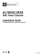 Altronix AL1042UL2ADA Installation Manual preview