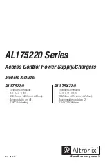 Altronix AL175220 Series Installation Instructions Manual предпросмотр