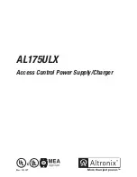 Предварительный просмотр 1 страницы Altronix AL175ULX Installation Instructions Manual