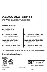 Altronix AL300ULPD4 Installation Manual предпросмотр