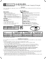 Altronix AL300ULXB2 Quick Start Manual предпросмотр