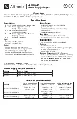 Preview for 1 page of Altronix AL300ULXD Quick Start Manual