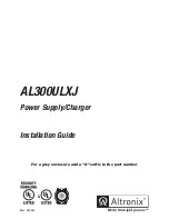 Предварительный просмотр 1 страницы Altronix AL300ULXJ Installation Manuals