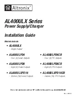 Altronix AL400ULPD4 Installation Manual предпросмотр