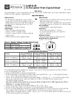 Предварительный просмотр 1 страницы Altronix AL400ULXB Manual