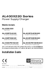 Altronix AL400X220 Series Installation Manual предпросмотр