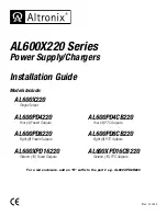 Altronix AL600X220 Series Installation Manual предпросмотр