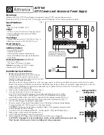 Предварительный просмотр 1 страницы Altronix ALTV164 Quick Manual