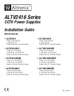 Altronix ALTV2416 Series Installation Manual preview