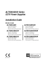 Altronix ALTV2432220 Installation Manuals предпросмотр