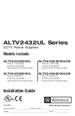 Предварительный просмотр 1 страницы Altronix ALTV2432UL Series Installation Manual