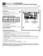 Предварительный просмотр 1 страницы Altronix ALTV615DC4UL User Manual