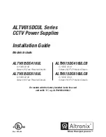 Предварительный просмотр 1 страницы Altronix ALTV615DC616UL Installation Manuals