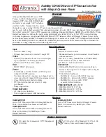 Altronix DSHubWayLD16CD - E20I Brochure & Specs предпросмотр