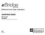 Altronix eBridge8E Installation Manual preview