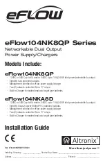 Altronix eFLOW eFlow104NKA8D Series Installation Manual предпросмотр