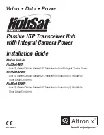 Altronix HubSat42WP Installation Manual preview