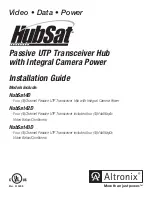 Preview for 1 page of Altronix HubSat4D Installation Manual