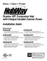 Altronix HubWay162Di Installation Manual preview