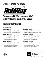 Предварительный просмотр 1 страницы Altronix HubWay8CD Installation Manual