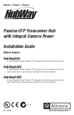 Altronix HubWay8DS Installation Manual preview