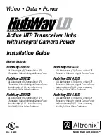 Altronix HubWayLD8CD Installation Manual предпросмотр