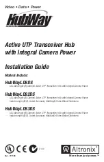 Altronix HubWayLD8DS Installation Manual preview