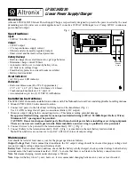 Altronix LPS3C24X220 Installation Instructions предпросмотр