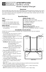 Altronix LPS3WP12220 Manual предпросмотр