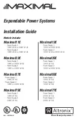 Предварительный просмотр 1 страницы Altronix Maximal11E Installation Manual