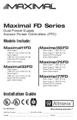 Altronix Maximal11FD Installation Manual preview