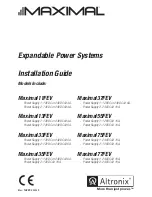 Altronix Maximal11FE Installation Manual предпросмотр