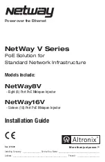 Altronix NetWay V Series Installation Manual предпросмотр