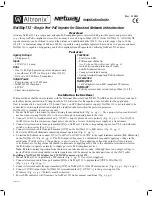 Preview for 1 page of Altronix NetWay112 Installation Manual