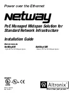 Altronix NetWay16M Installation Manual preview