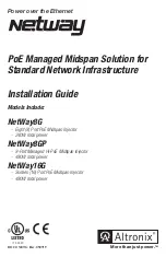 Altronix NetWay8G Installation Manual preview