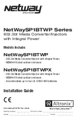 Предварительный просмотр 1 страницы Altronix NetWaySP1BTWP Installation Manual