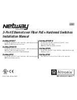 Предварительный просмотр 1 страницы Altronix NetWaySP3B Installation Manual