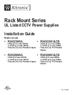 Altronix R2432300UL Installation Manual предпросмотр