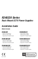 Altronix R248220 Series Installation Manual предпросмотр