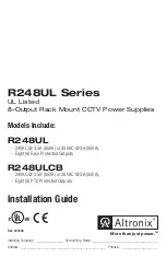 Altronix R248UL Series Installation Manual предпросмотр