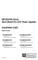 Altronix R615DC220 Series Installation Manual preview