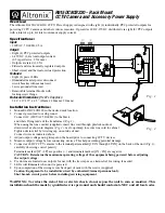 Предварительный просмотр 1 страницы Altronix R615DC8CB220 Quick Start Manual