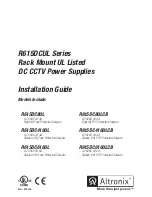 Altronix R615DC8UL Installation Manual предпросмотр