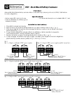 Preview for 1 page of Altronix RE2 Installation Instructions