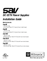 Altronix Sav182D Installation Manual preview