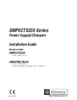 Altronix SMP5CTX220 Series Installation Manual предпросмотр