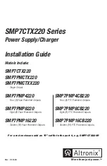 Altronix SMP7CTX220 Series Installation Manual предпросмотр