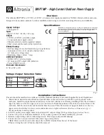 Предварительный просмотр 1 страницы Altronix SMP7WP Quick Start Manual