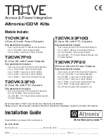 Altronix T1CVK3F4 Installation Manual предпросмотр